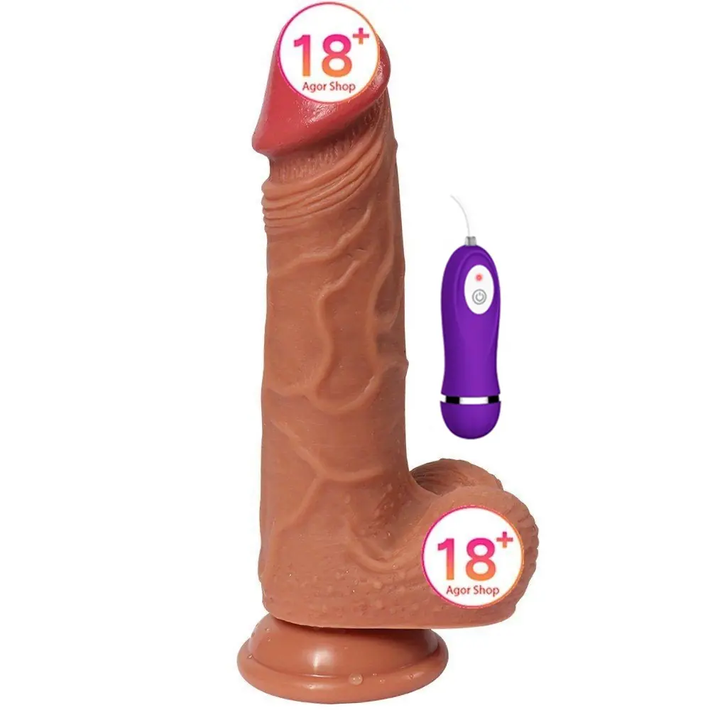 Dildo Series Hansen 21 cm 10 Mod Prirodni Realistički Vibrator