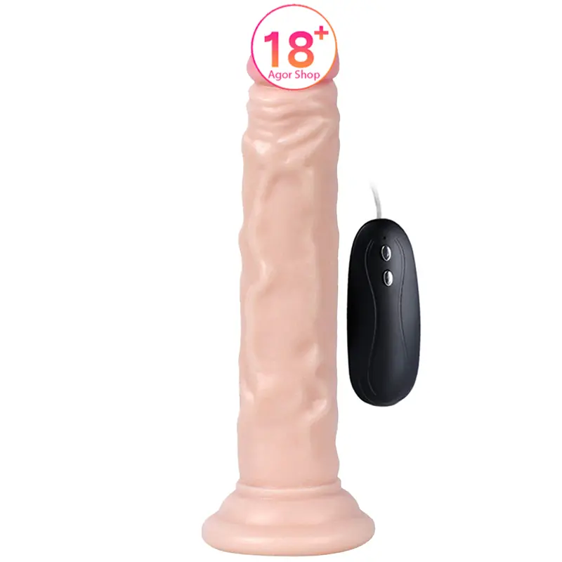 Dildo Series Naturo 18,5 cm Vibrirajući Realistični Penis