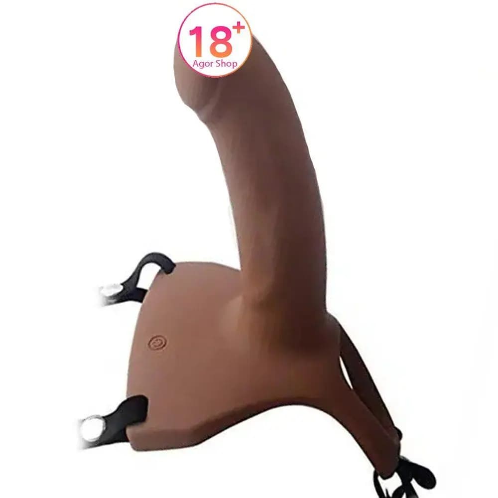 Aphrodisia Hollow Strap-On 17 cm unutrašnji prazni pojasni penis-mješoviti