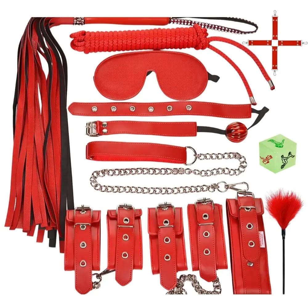 Agor Fetish Fantasy Series 10-pozicioni set fetiša Crvena