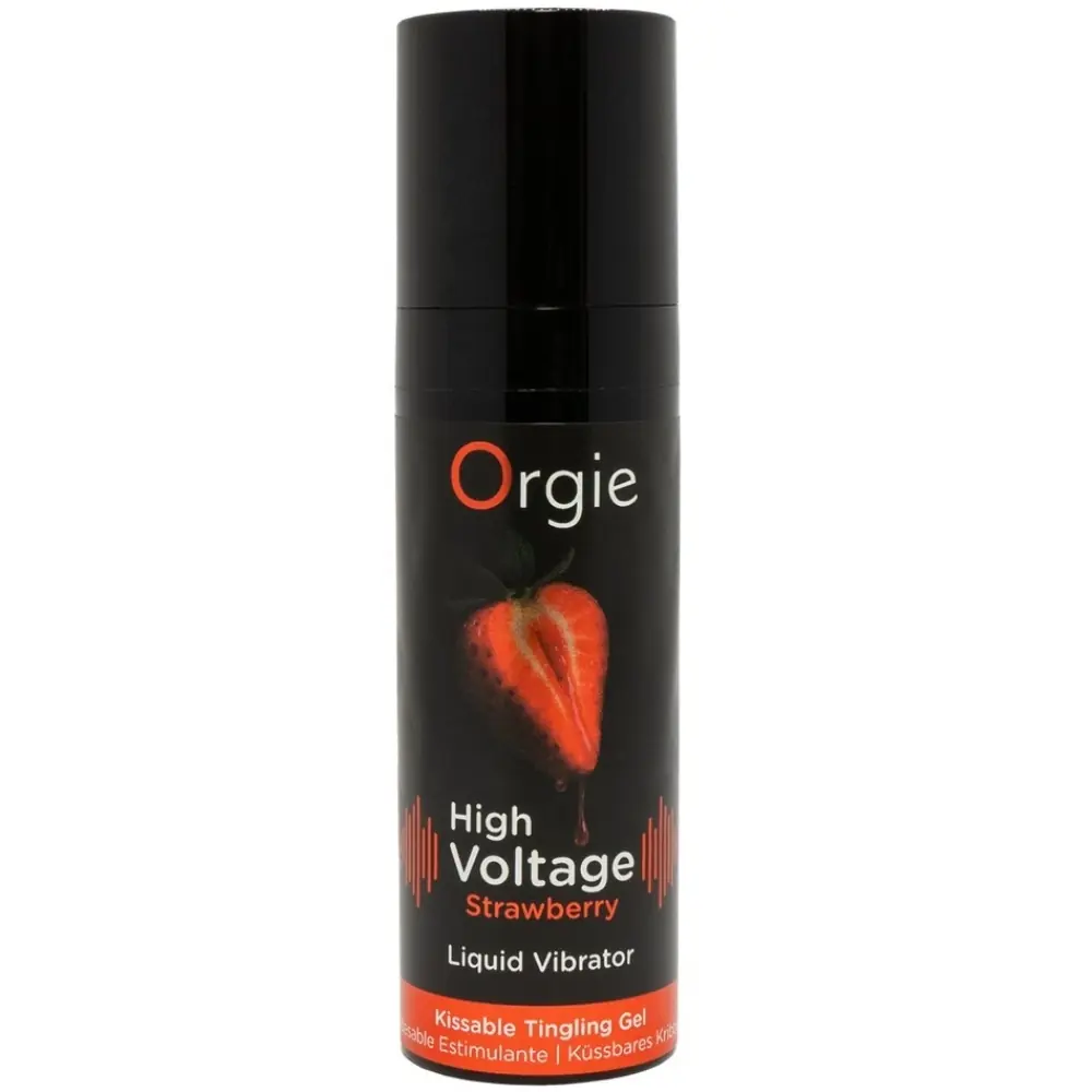Orgie High Voltage Strawberry 15 ml likid vibrator