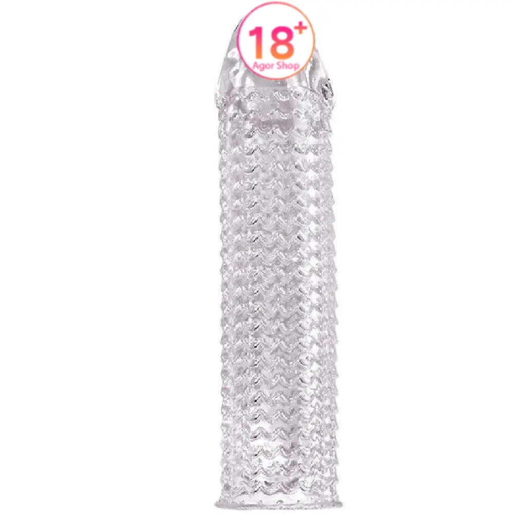 Shequ Phil Transparentni Penis Sleeve od Silikona