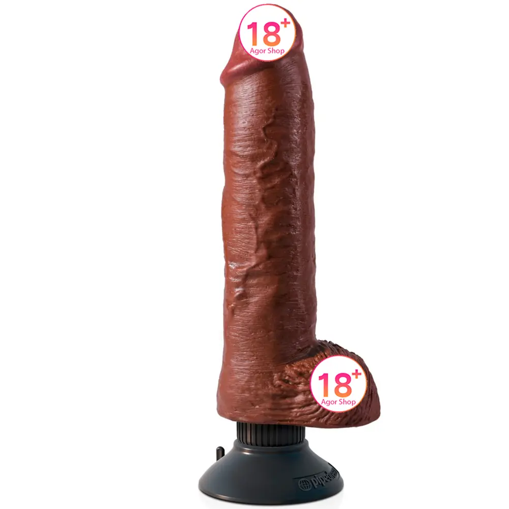 Pipedream King Cock 10 inča Vibrirajući Sa Kok lopticama