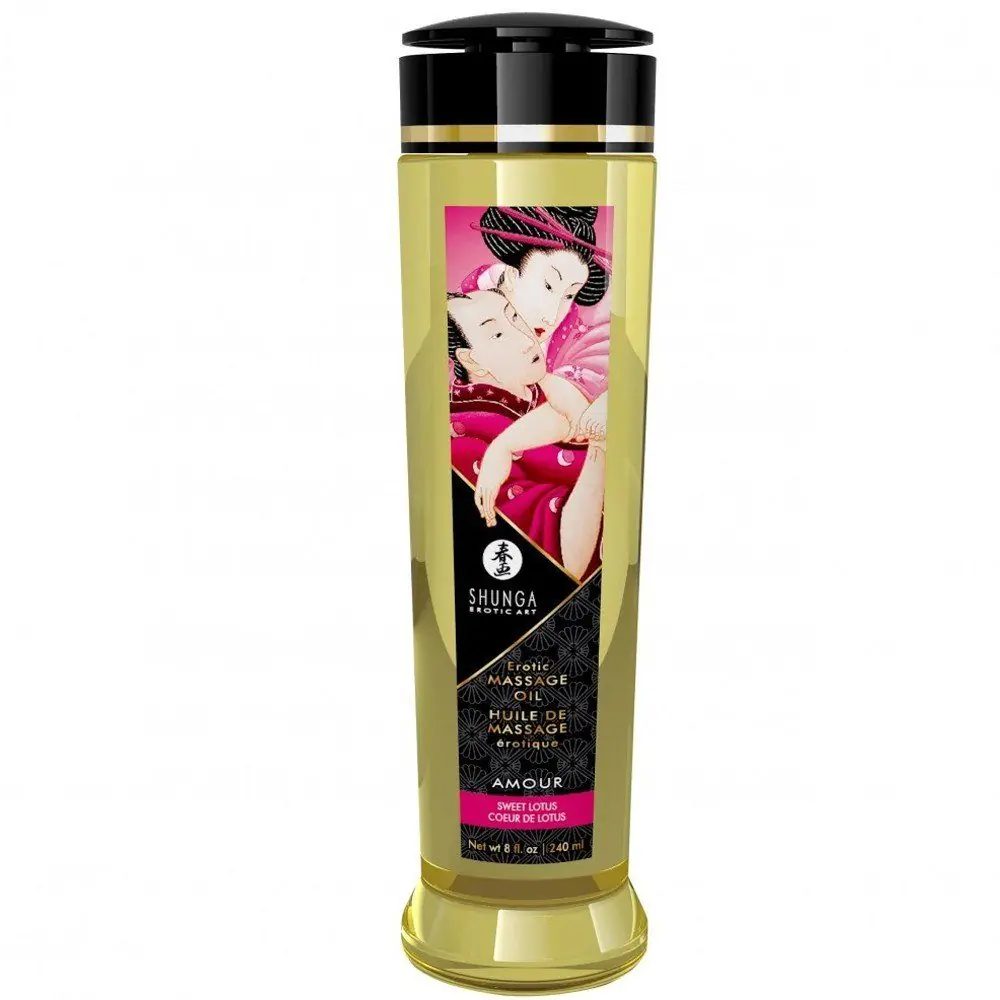 Shunga Erotic Massage Oil 240 ml Sweet Lotus