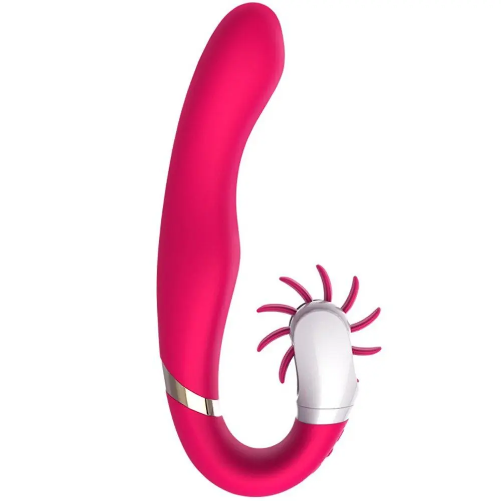 Agor Dave 2 Licking jezik pokretni zagrijavajući G-Spot vibrator