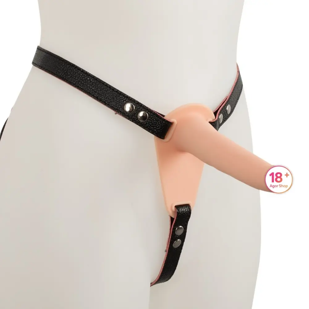 You2Toys Vibrirajući Strap-On 15 cm