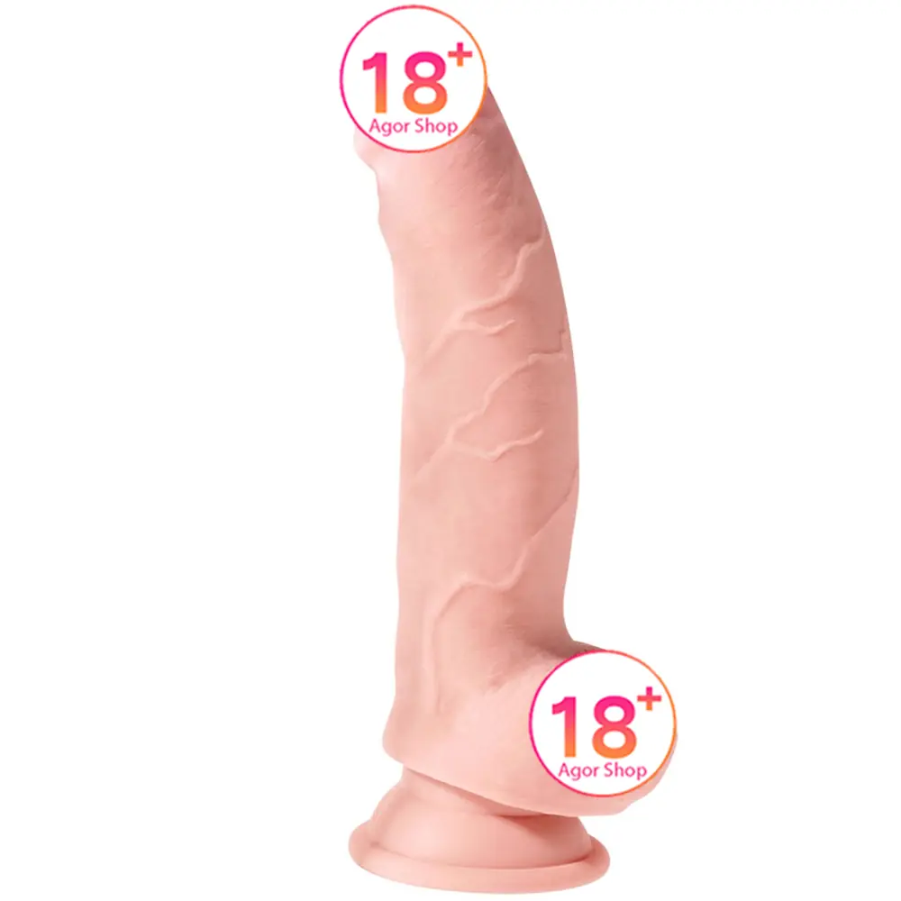 Pipedream King Cock 8" Trostruka Gustina Penisa s Kuglicama Realistični Penis