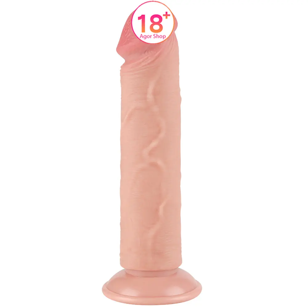 Lovetoy Sliding Skin Dual Layer Dong Flesh 20 cm Testissiz Realistički Penis