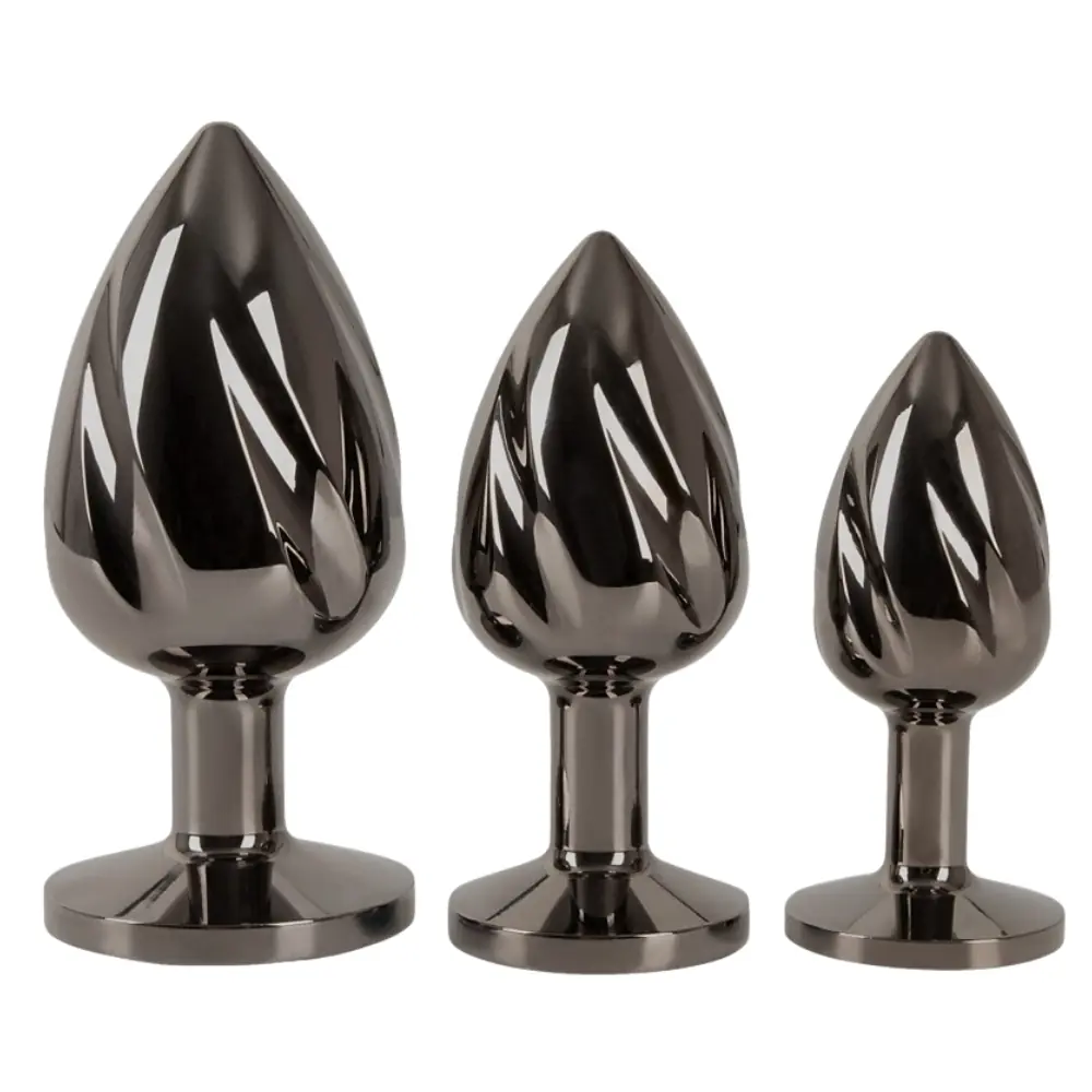 Anos Finest Butt Wear Metalni Anal Tičak – Set od 3 komada