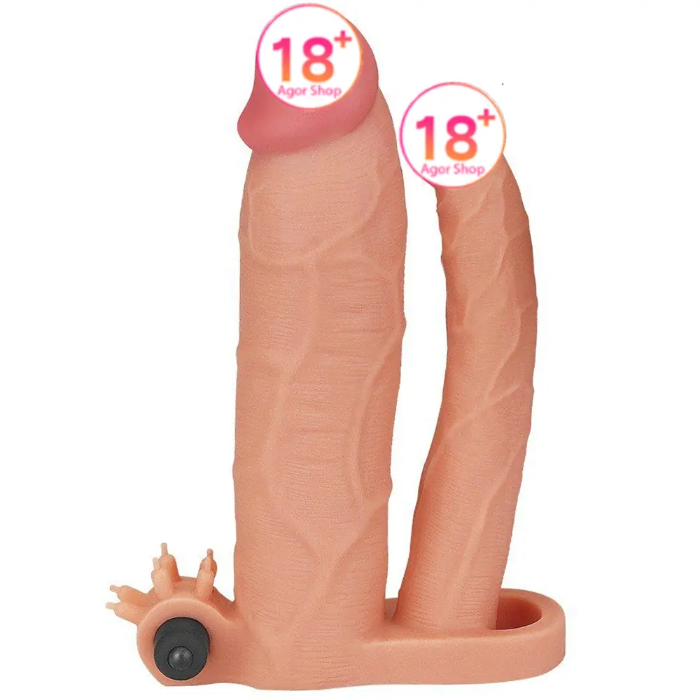 Lovetoy Pleasure X-Tender Dvostruki Vibrirajući Pokrivač za Penis