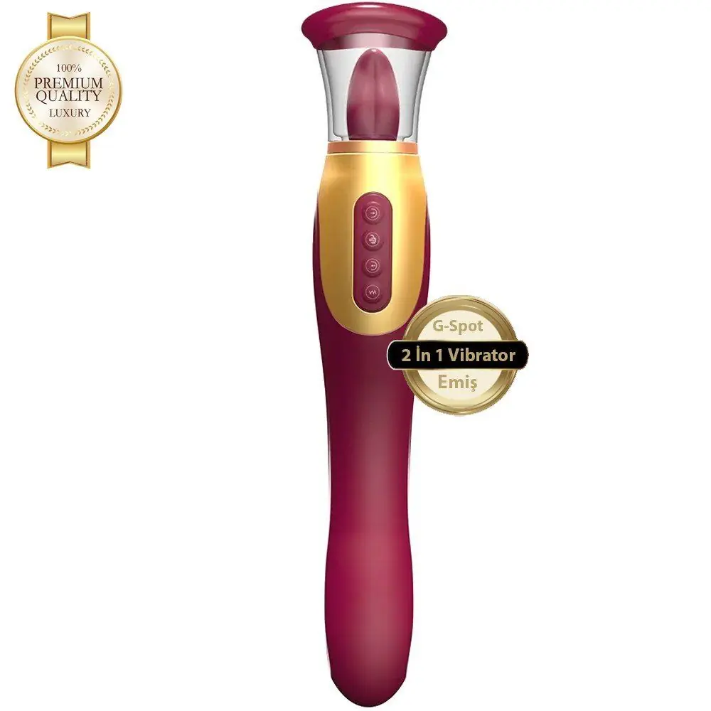 Agor Luxury Tongue Vibe 2 u 1 G-Spot i Jezičak Vibrator