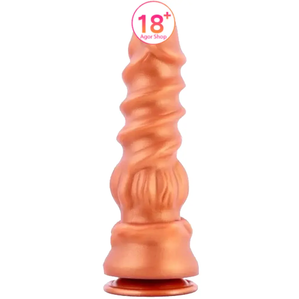 Shequ Jelly Animal Dildo Monster 4 Squamule Realističan Penis