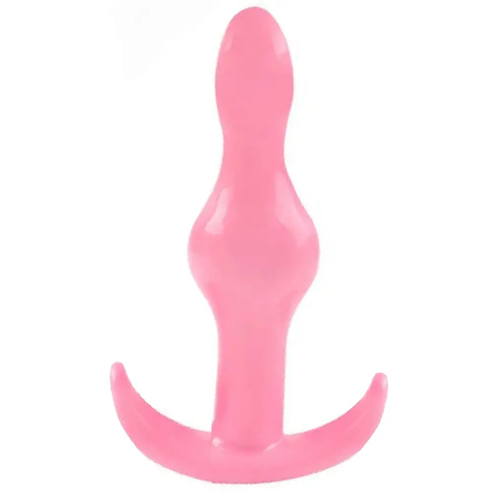 Agor Silikonski Dva Rebrasta Analni Trening Plug