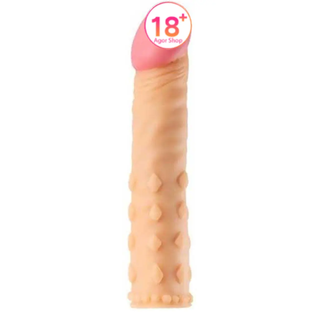 Yeain Max-Man Produženi Rukav Add 2'' Zagrinuti Realistični Penis Omotač