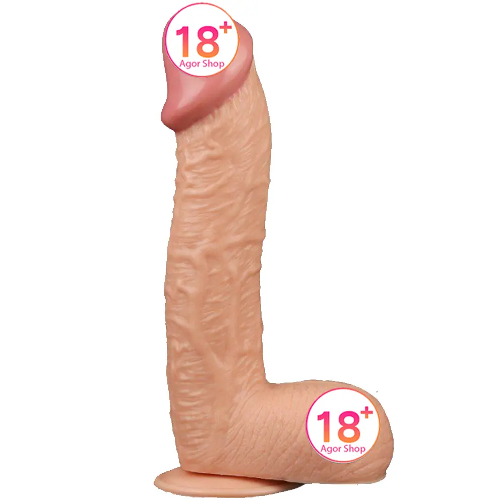 Lovetoy King Sized Realistični Dildo 10.5'' Veliki Realistični Penis LV2207