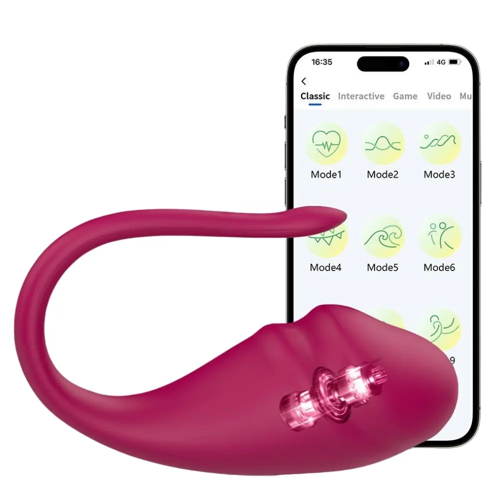 Agor G-Spot Stimulator telefon kontrolisani nosivi vibrator