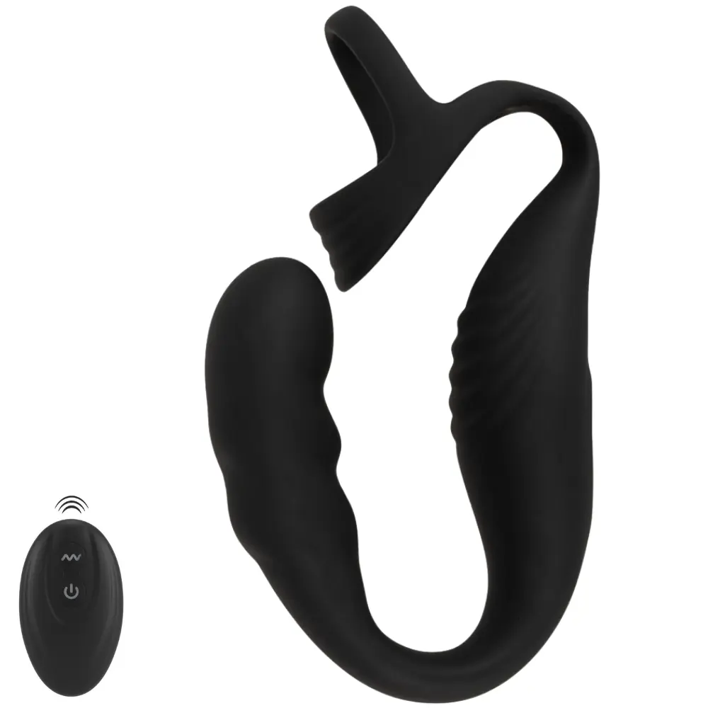 Rebel Men's Gear Cock Ring sa RC prostata plugom