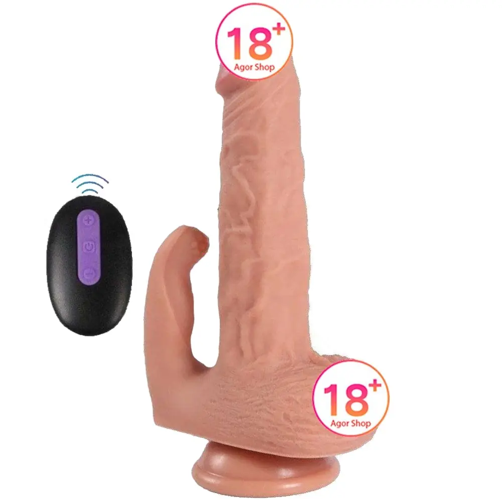Shequ Dildo Series Hadun Klitoris Stimulisanje Dual Vibracija Realistični Penis