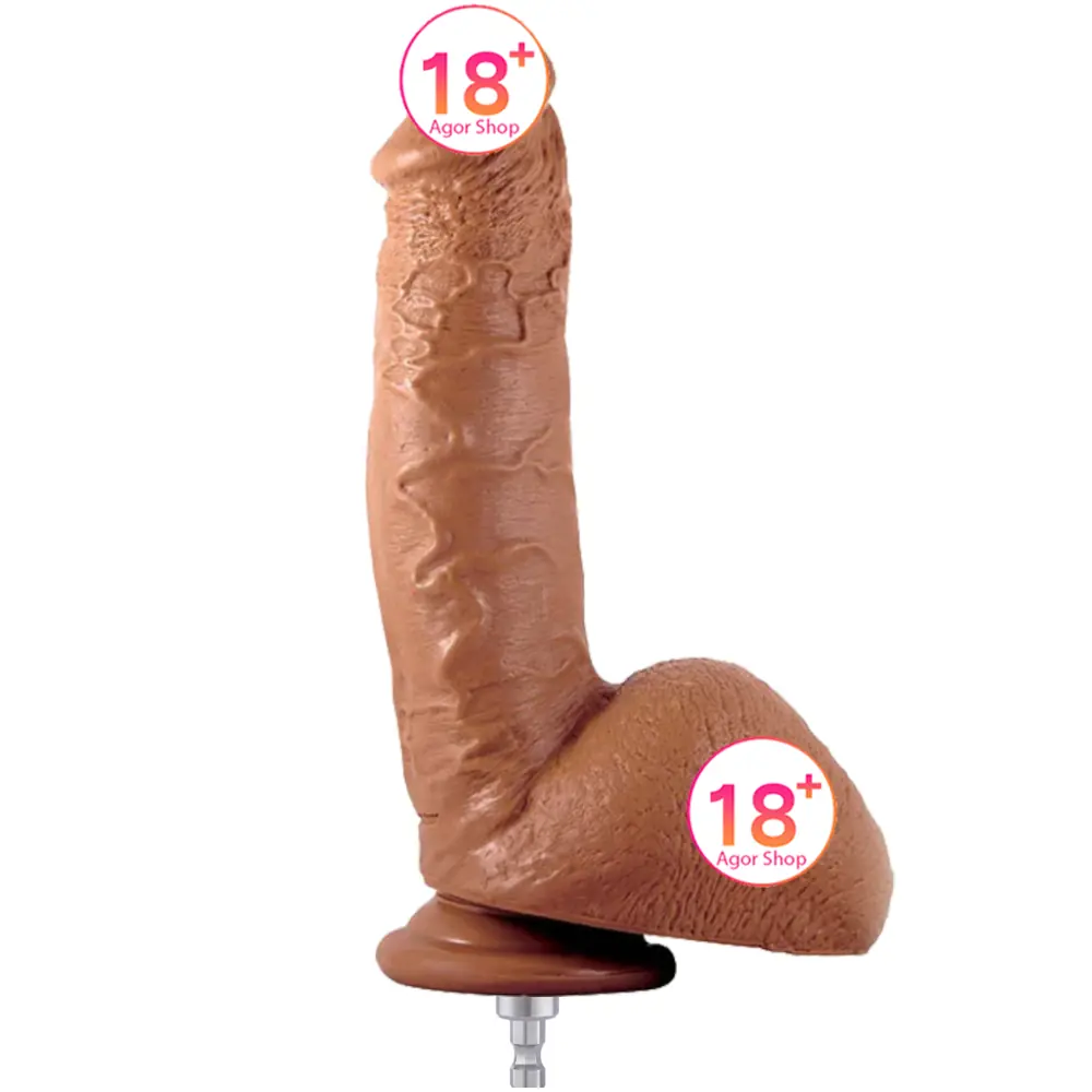 Hismith Premium Seks Mašina 23 cm Ogroman Silikonski Dildo