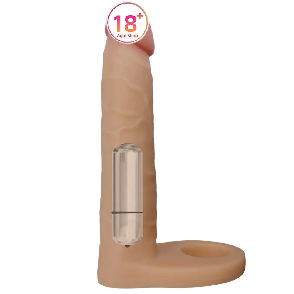 Lovetoy Ultra Soft Dvostruki 17,8 cm Vibrirajući Analni Penis LV1133