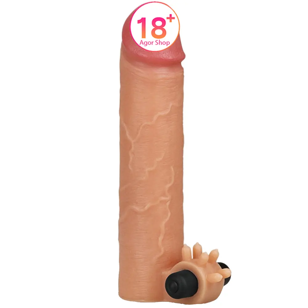 Lovetoy Nature Extender prirodni et tekstura vibrirajući penis omotač LV414101