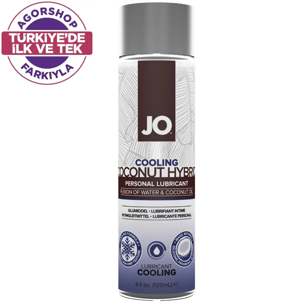JO Cooling Hybrid Coconut – Hladni hibridni gel za podmazivanje, 120 ml