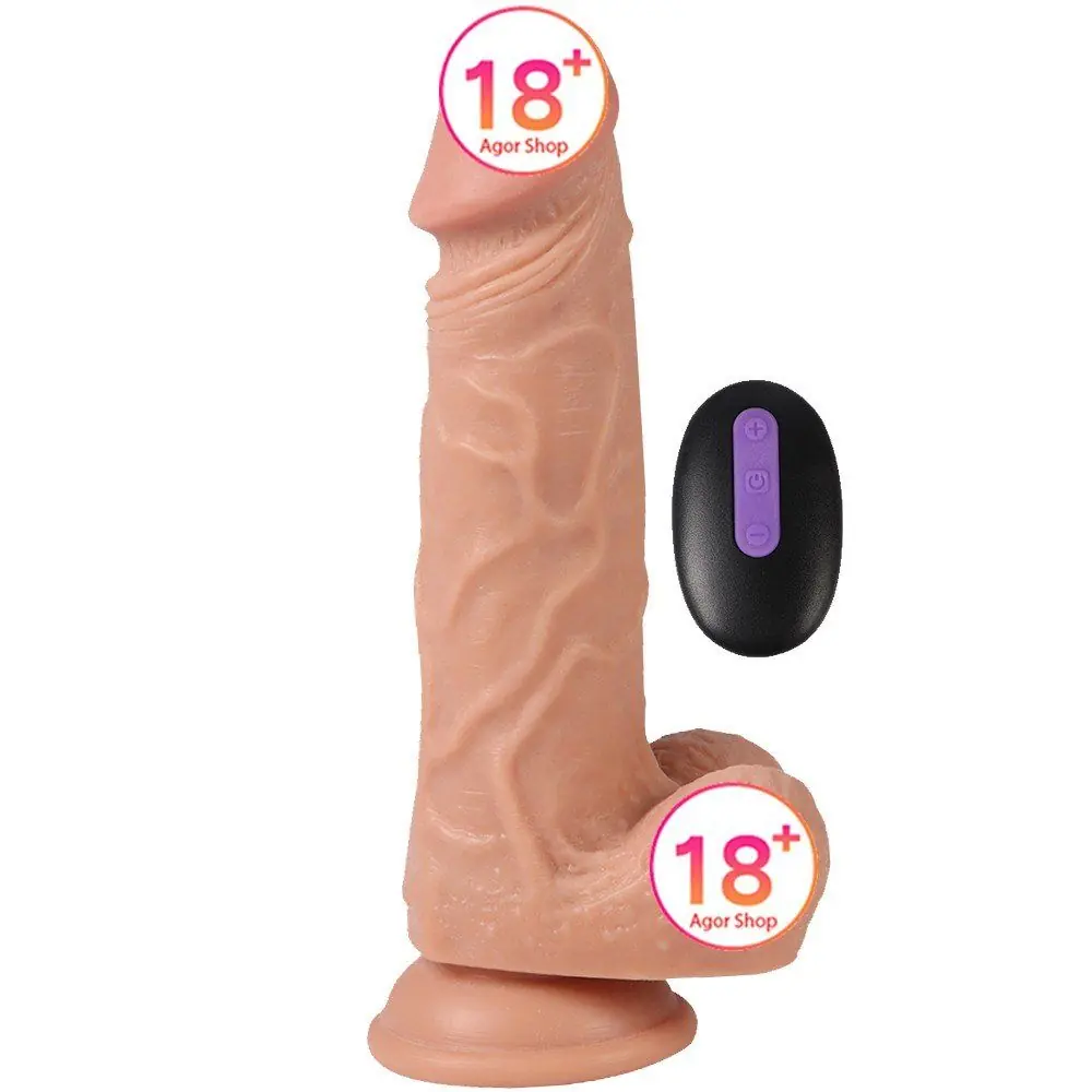Dildo Series Hansen 21 cm 20-modni vibrirajući realistički dildo s daljinskim upravljačem