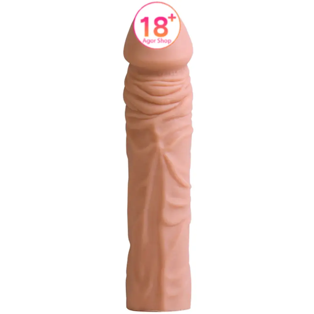 Agor Mega Enlarger navlaka Clonx realistički penis navlaka