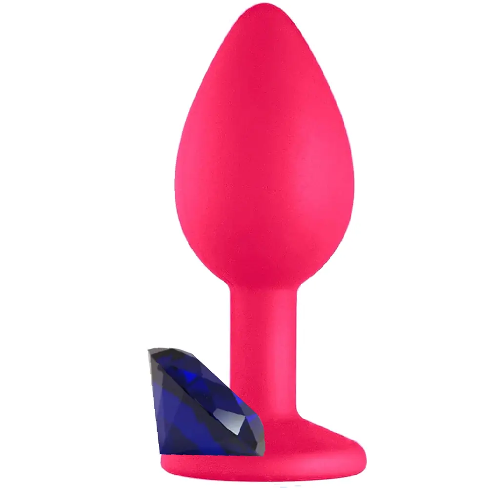 Agor Anal Fantasy Silikonski Dijamantski Anal Plug