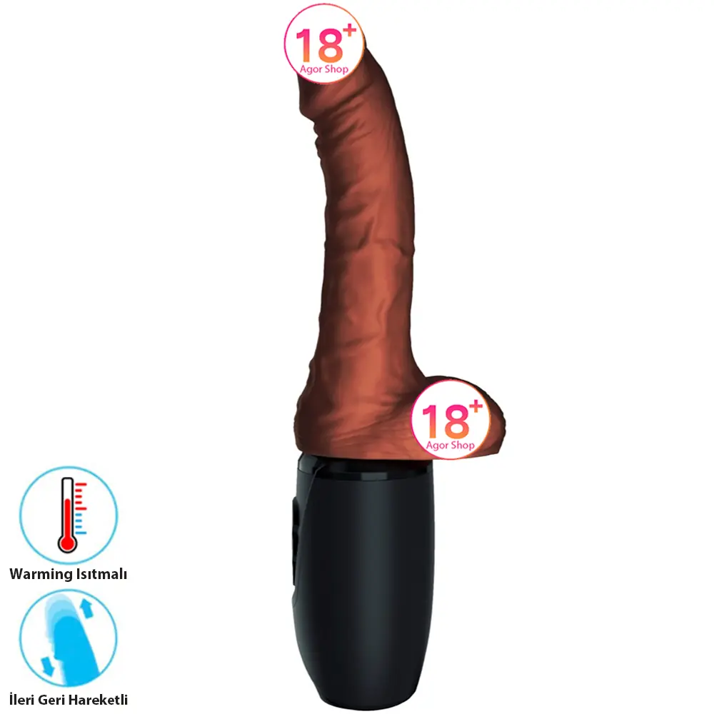 Pipedream King Cock Plus Triple Threat 7.5-inčni zagrijavajući i napred-nazad pomičući penis