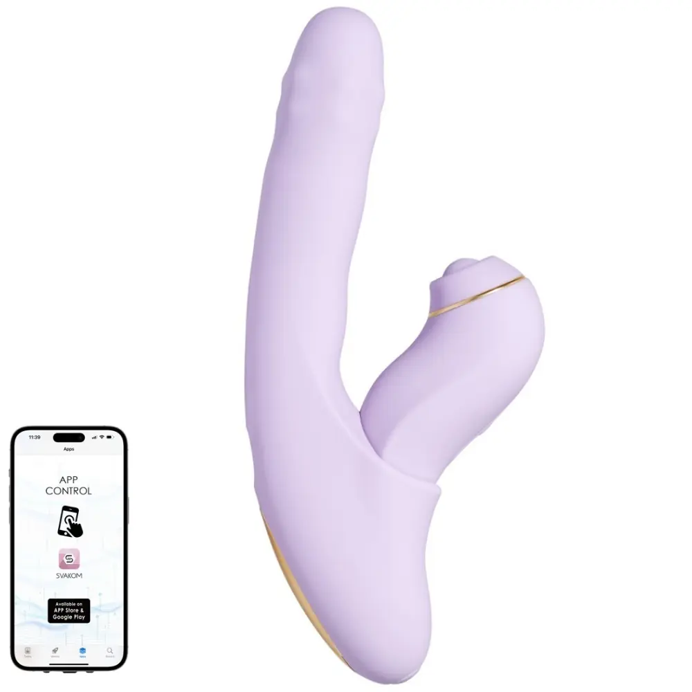 Svakom DuoGlow napredni povratni i rotirajući telefon kontrolisani rabbit vibrator