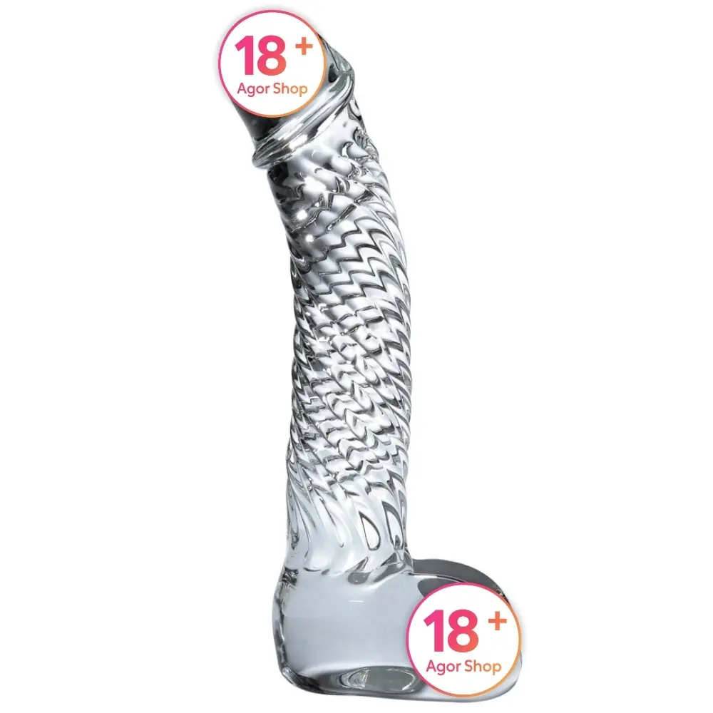Pipedream Icicles No. 61 Ručno puhan stakleni maser