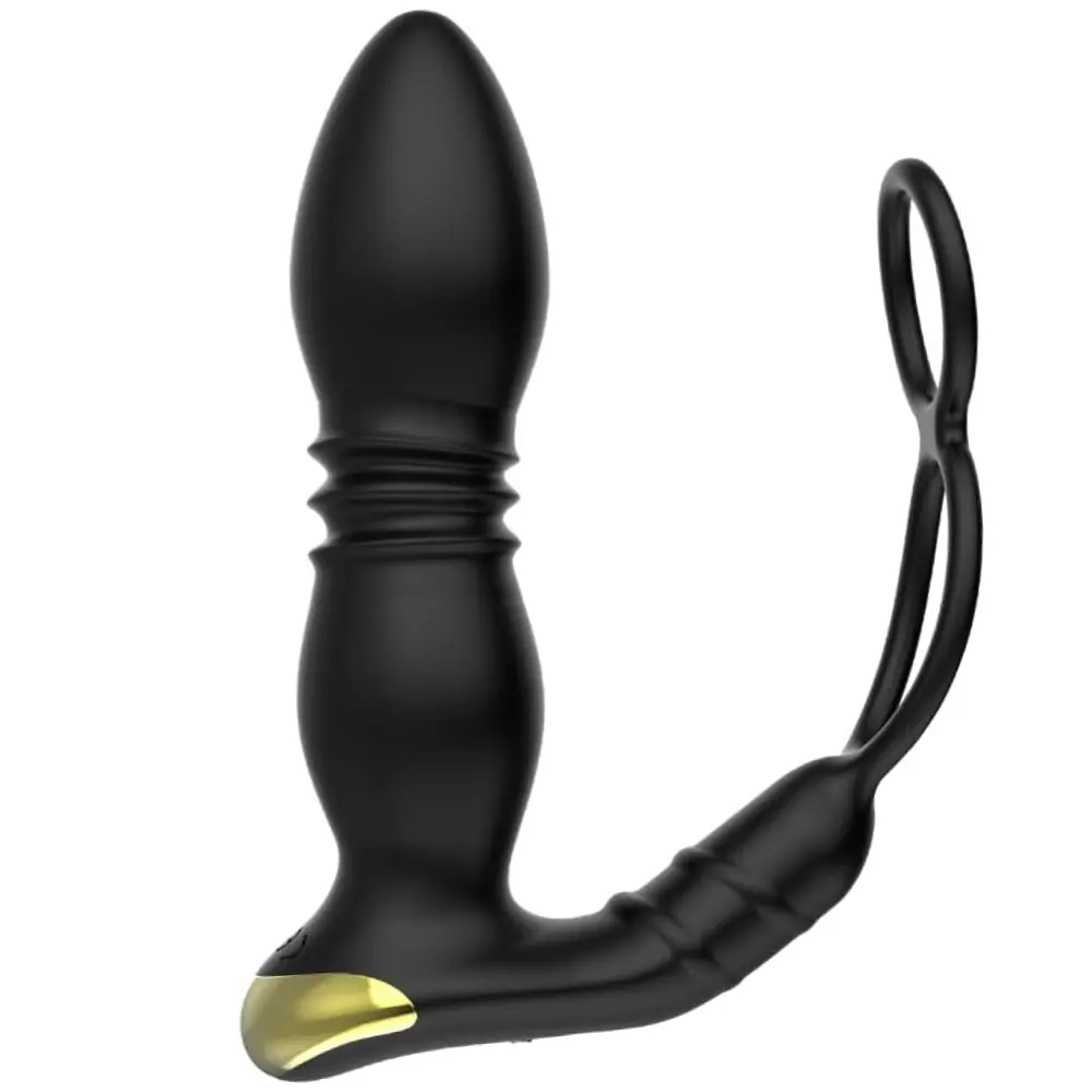 Agor Anal Fantasy Delay Ring – Prostat vibrator sa napred-nazad pokretom i daljinskim upravljačem