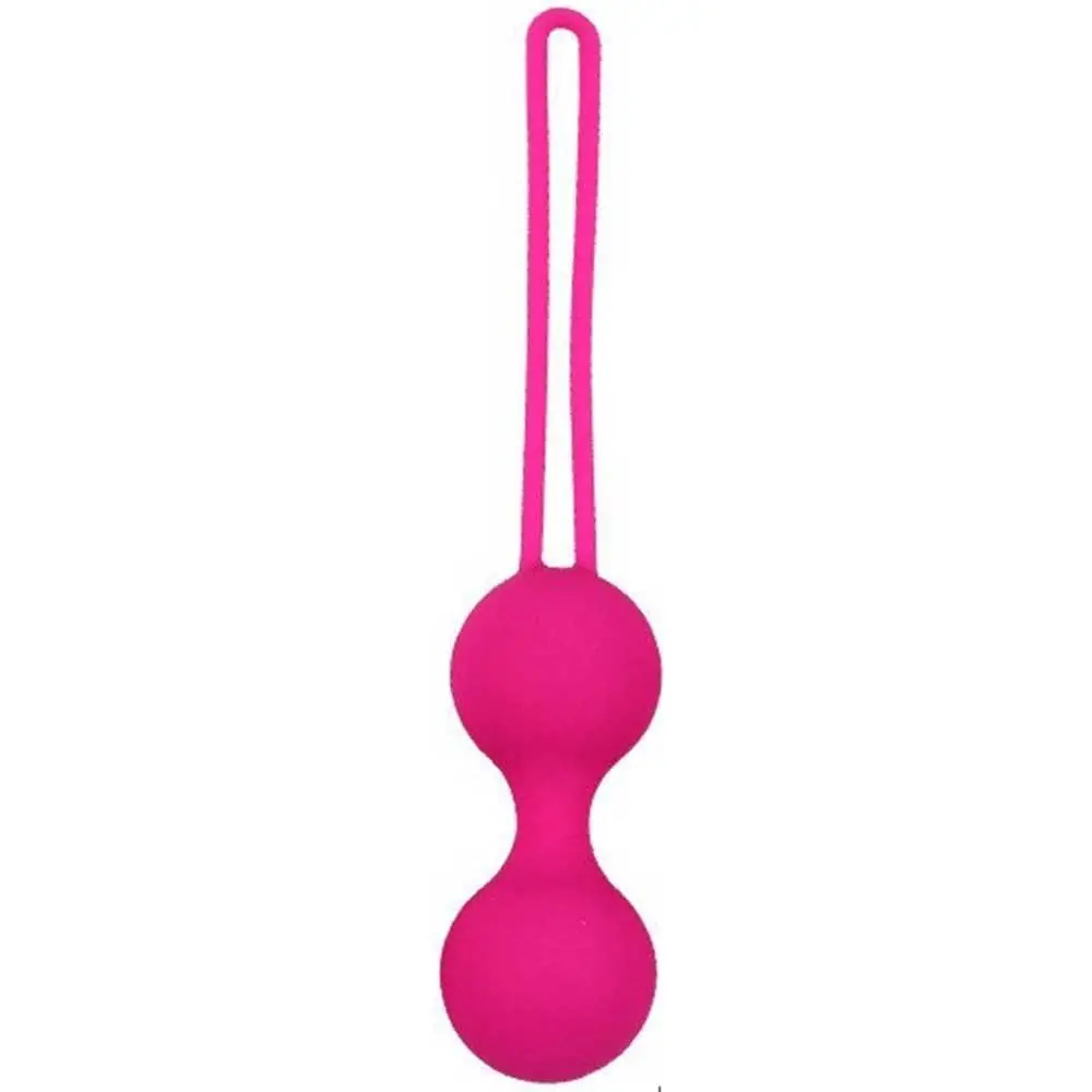 Agor Kegel benwa kugla medium medicinski silikon metal jiggle kegel top – ružičasta