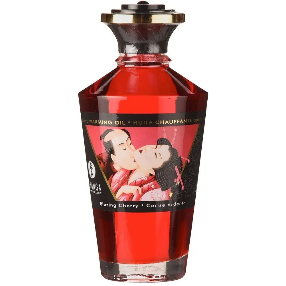 Shunga Afrodizija zagrijavajući ulje Cherry 100 ml masazno ulje