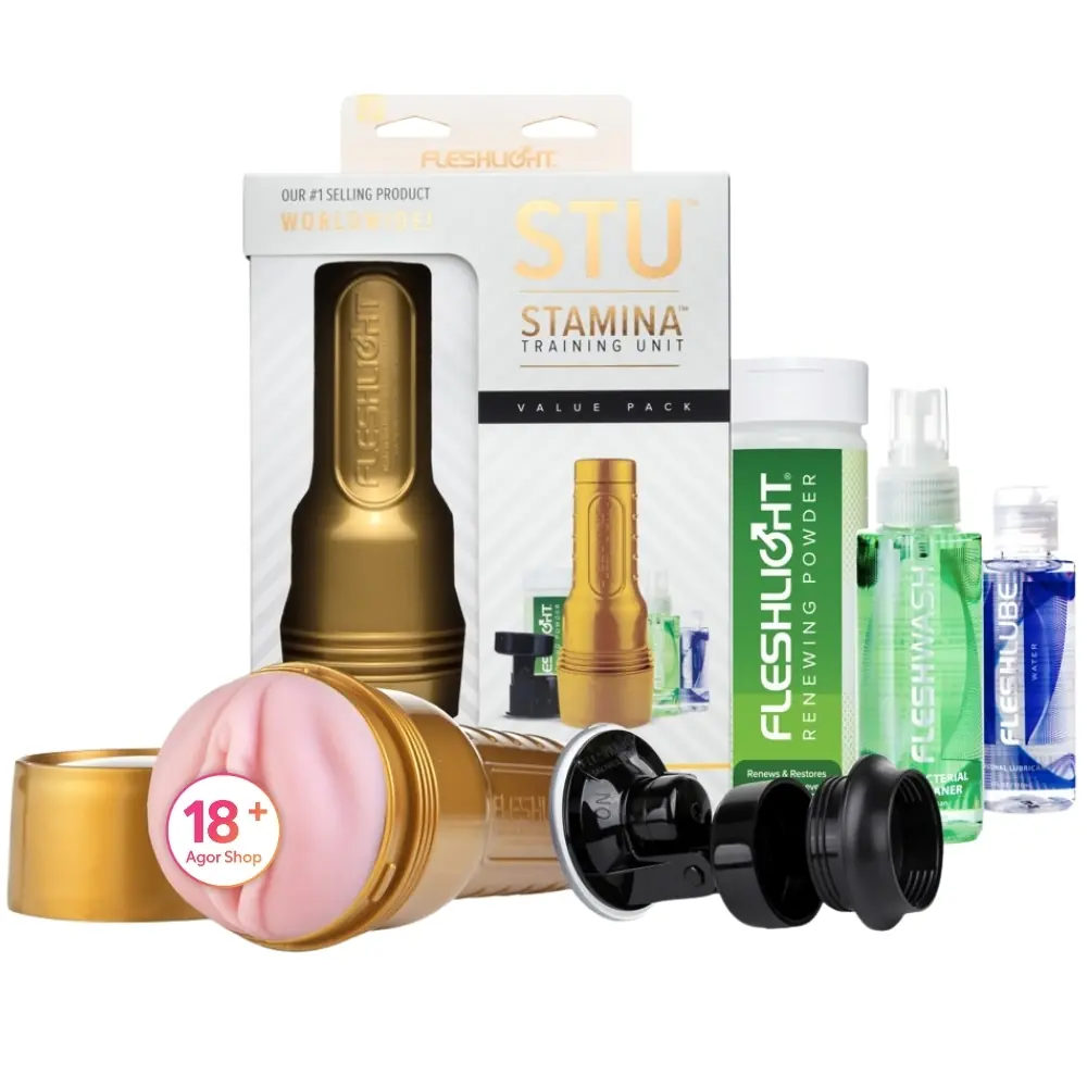 Fleshlight Original Girls Go Pink Stamina Lady Value Pack sa usisivom vaginom