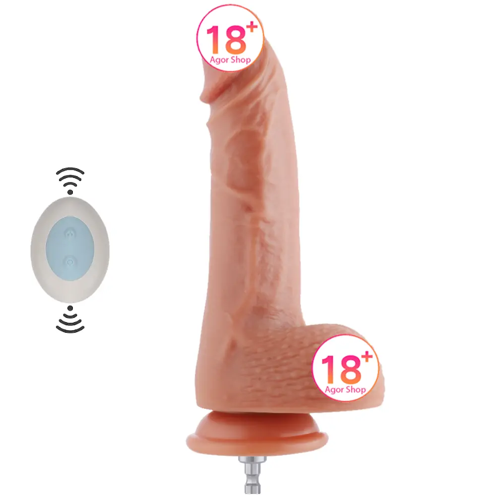 Hismith Premium Seks Mašina 8 inč Natural Tekstura Vibrirajući Realistički Penis
