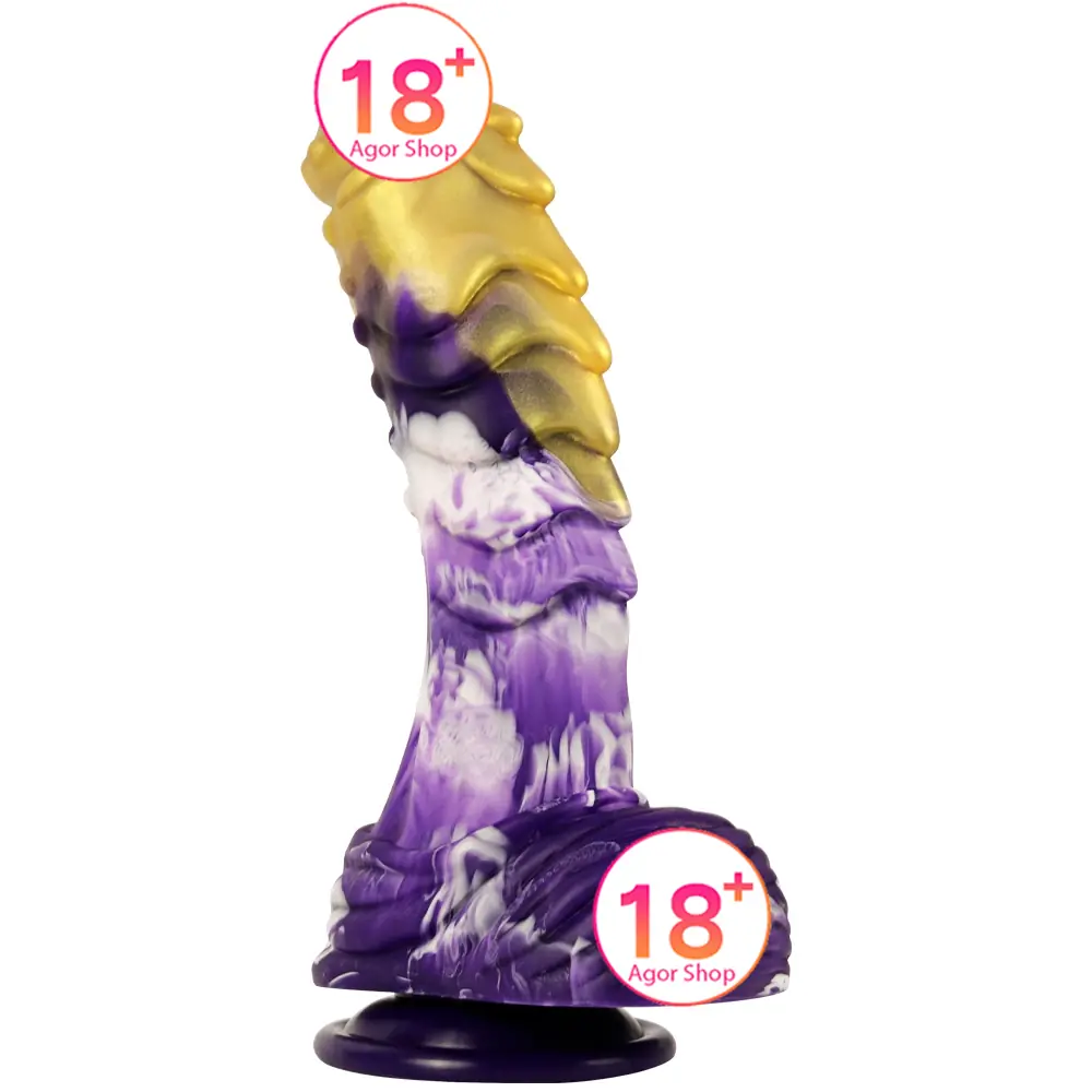 Shequ Jelly Dildo Series Monster 37 Realistički Penis - Žuti