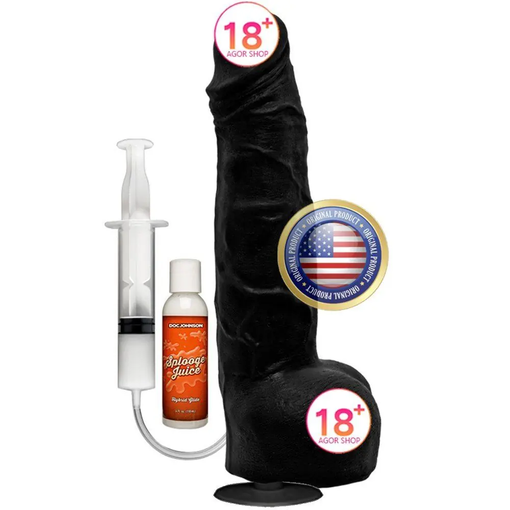 Doc Johnson Dualna gustoća 25 cm ispustivi realistički penis