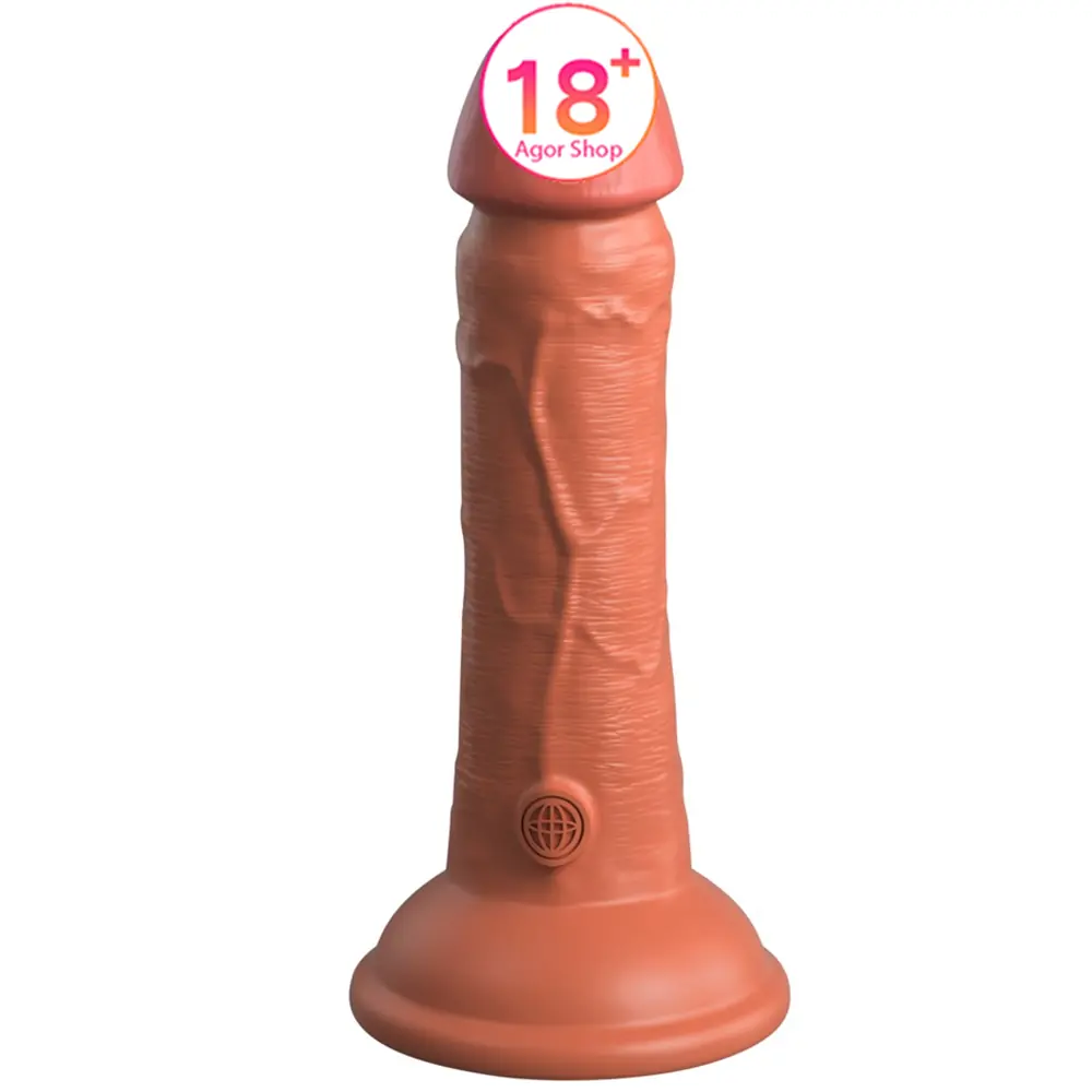 Pipedream King Cock Elite 6-inč Dualna Gustoća Silikonski Dildo Realističan Penis – Braon