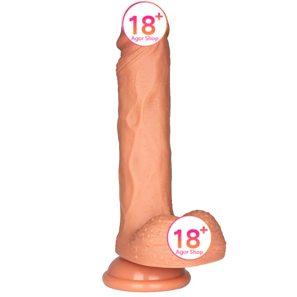 Shequ Victor 21 cm Naturalna Tekstura Realistični Penis