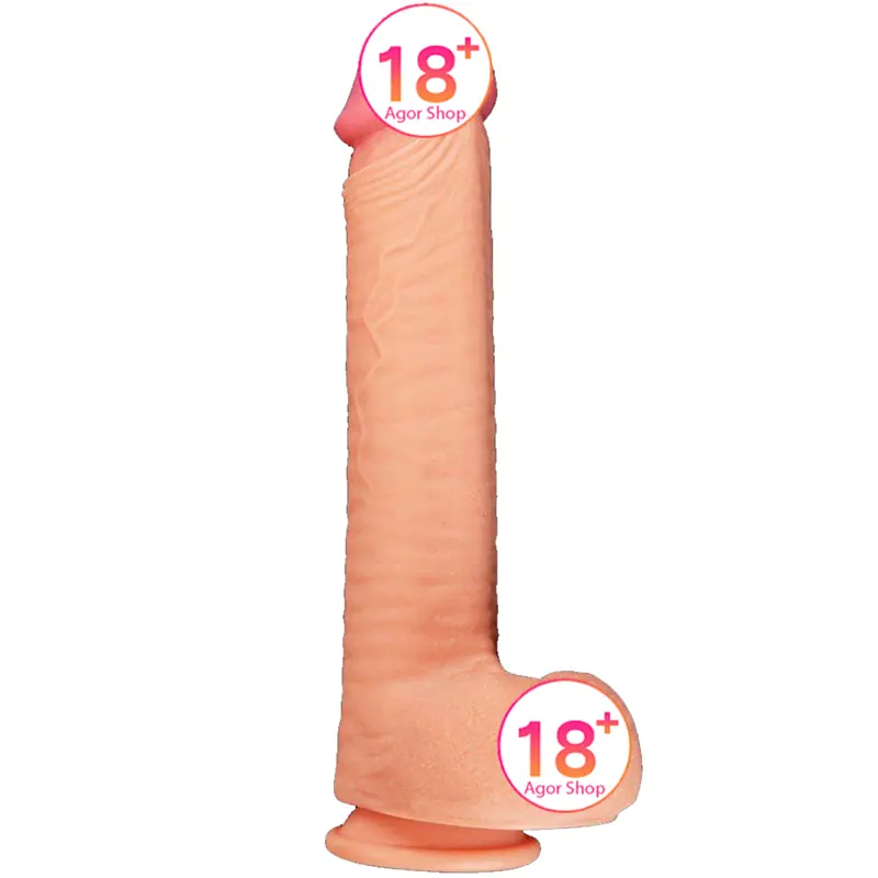 Lovetoy Dvostruki Slojeni Penis 30 cm Veliki Realistični LV411013