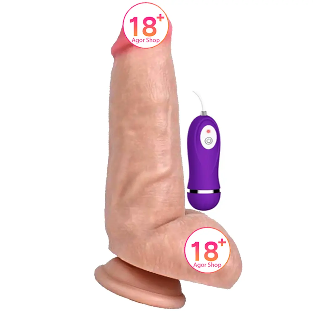 Shequ Red Eagle Vibrirajući Dildo 16 cm
