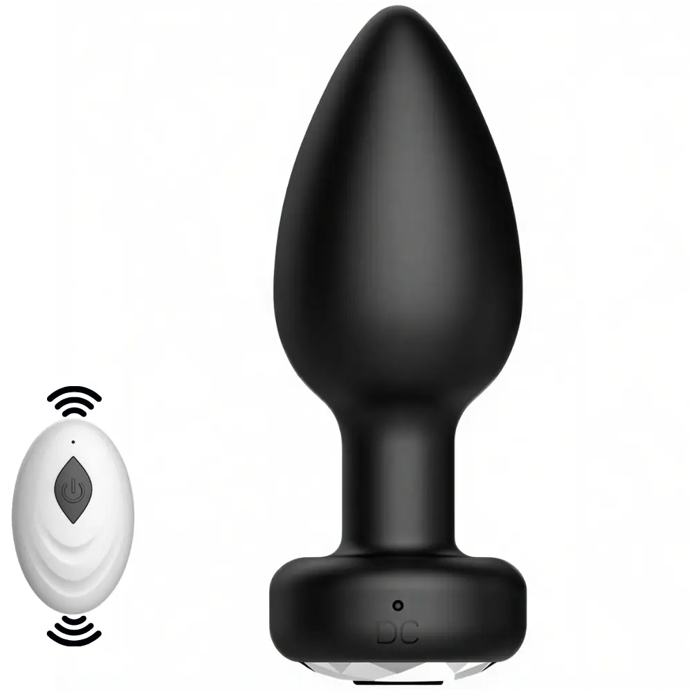 Agor Anal Play 10-modni daljinski upravljani vibrirajući silikonski anal plug