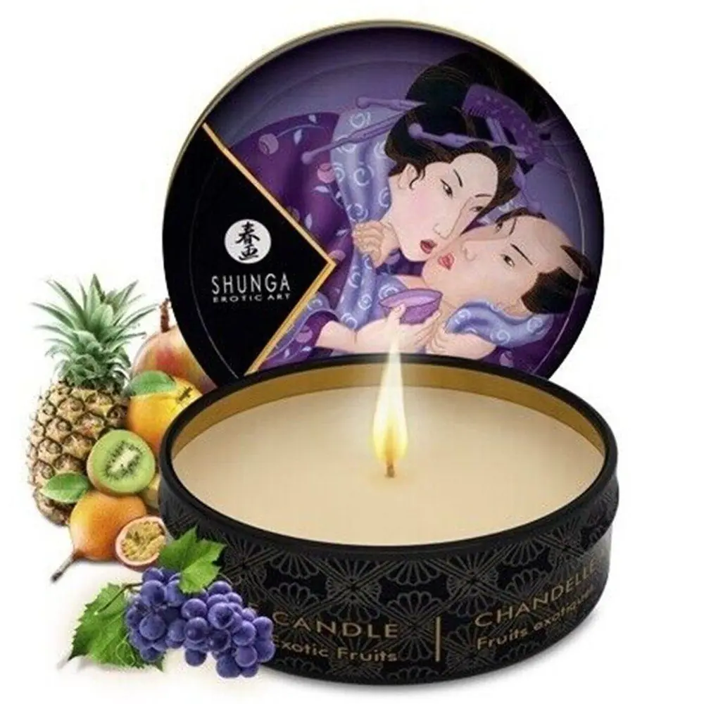 Shunga Mini Masažna Svijeća Egzotično Voće 30 ml