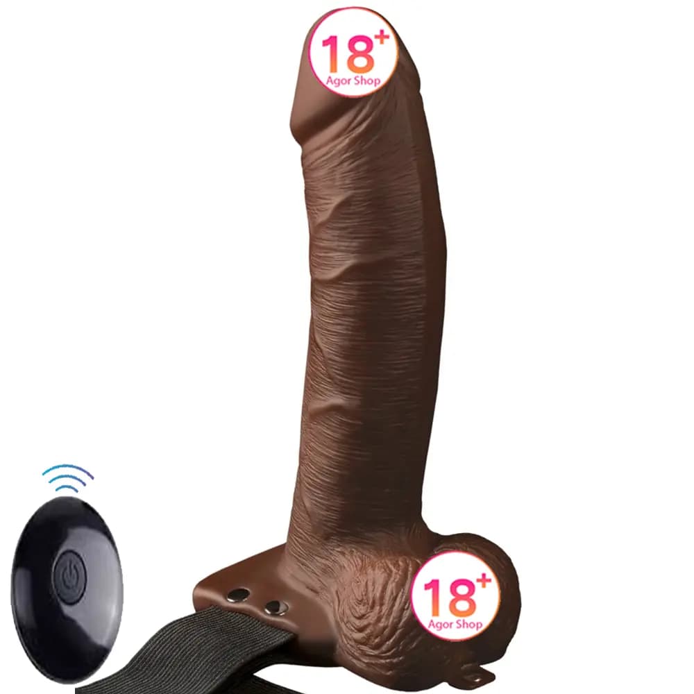 Pipedream Fetish Fantasy Series 8 Inč Hollow Strap-On s Daljinskim Upravljačem