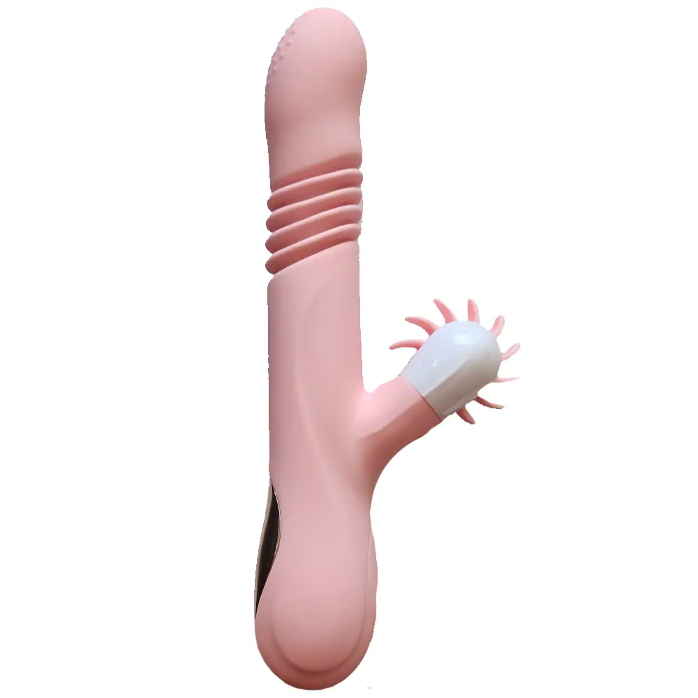 Agor Nuo Lizajući Udaranje Sa Zagrijavanjem I Napred-Nazad Pokretom Rabbit Vibrator