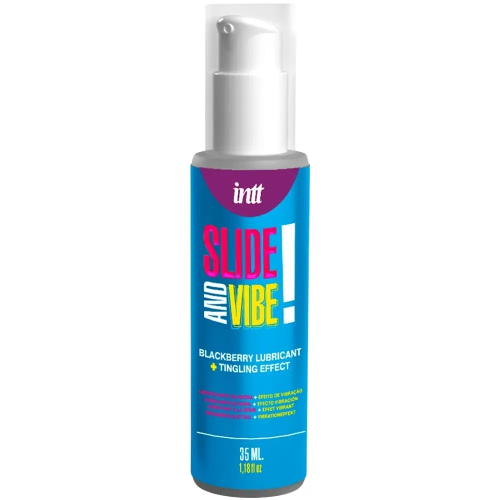 Intt Slide And Vibe 35 ml Borovničasti aromatični lubrikantni gel