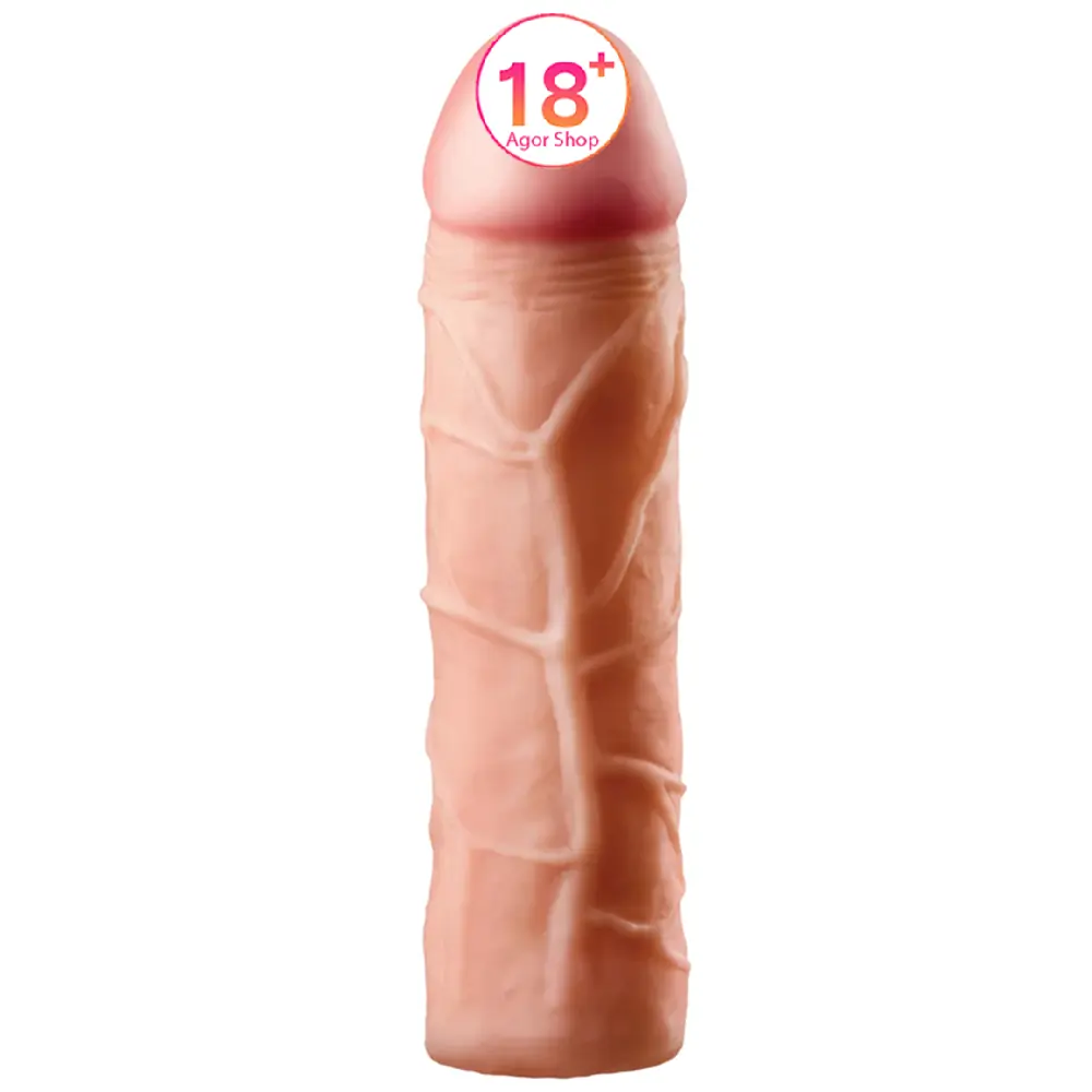 Pipedream Fantasy X-Tensions Perfect 1 inč Realistični Prekrivač Za Penis