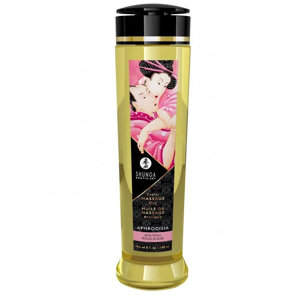 Shunga erotični masažni ulje 240 ml miris ruže